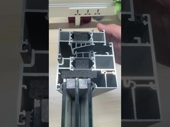 Chambre solaire en verre unique Drainage caché Porte coulissante Chambre solaire