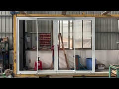 Porte pliante en verre en aluminium insonorisé Porte pliante en aluminium pour chambre sur mesure Porte coulissante