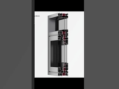 Paroi de rideau de fenêtre commerciale Forme rectangulaire Paroi de rideau insonorisée