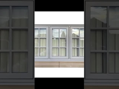 Parement de rideau unifié résistant aux UV, parement de rideau isolant acoustique en verre de 6 mm