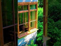Couleur Parement de rideau en verre sur mesure, Parement de rideau unifié