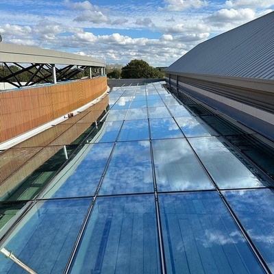 Mur de rideau modulaire en alliage d' aluminium, mur de rideau en verre de bâtiment sur mesure