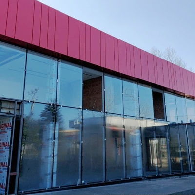 6063-T5 Mur de rideau en verre à cadre caché en aluminium pour bâtiment