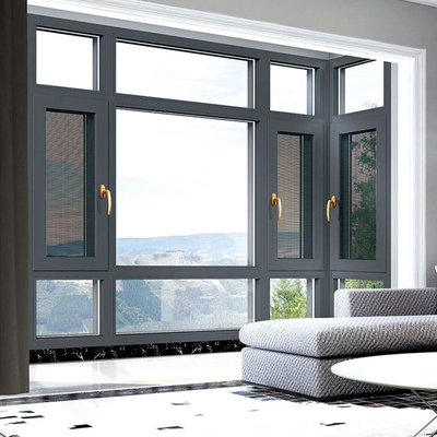 Fenêtres sur mesure, fenêtres en aluminium modernes, finition
