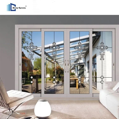 Trois voies ferrées pont en aluminium portes coulissantes 40 isolation acoustique pour la villa familiale