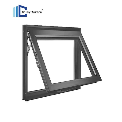 Home Office Vertical Aluminium Swing Window Taille personnalisée