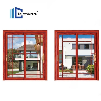 40 Isolation acoustique Porte coulissante en verre insonorisée, Porte d' entrée en aluminium moderne
