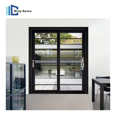 Porte coulissante silencieuse en alliage de titane et de magnésium Porte coulissante en aluminium imperméable