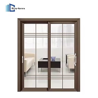 Accueil Porte coulissante en verre double, Porte coulissante en verre aluminium Les fabricants