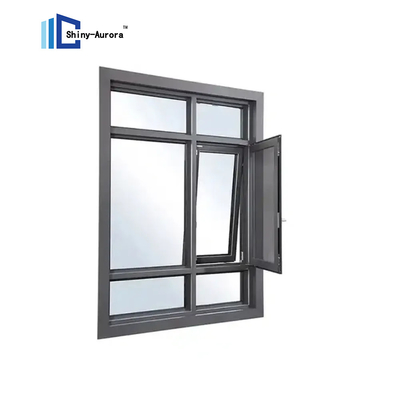 Fenêtre à ouverture interne en alliage d' aluminium, fenêtre thermique en aluminium personnalisée