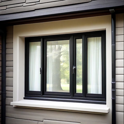 Des vitres coulissantes en aluminium moderne, des vitres coulissantes en aluminium à double vitrage.