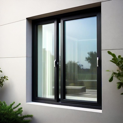 Fenêtre coulissante en aluminium isolant le son personnalisée pour la maison / bureau