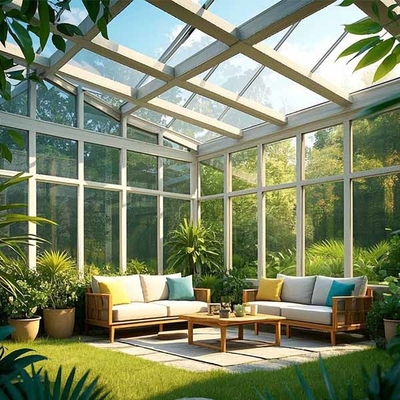 Salle de bains de soleil personnalisée, en alliage d' aluminium.