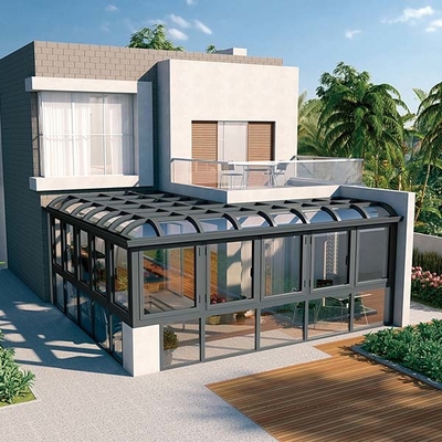 Profil plat en aluminium salle de soleil protection UV porte coulissante salle de soleil