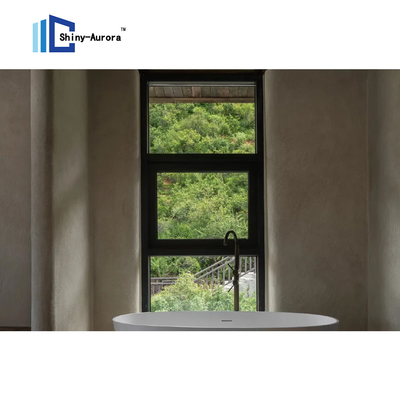 Résistant à l'air moderne fenêtre de pare-brise inférieure isolant thermique maison fenêtres en aluminium pour balcon
