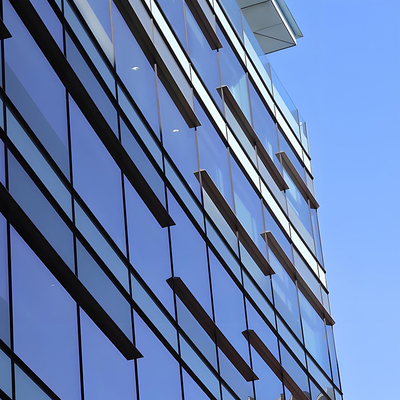 Couleur de verre d'aluminium pour les murs insonorisés pour l'intérieur sophistiqué