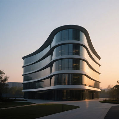 Paroi de rideau unifiée en aluminium de 100 mm avec double vitrage