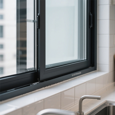 Fenêtres coulissantes en aluminium modernes - polyvalentes et économes en énergie pour les salles de bains, les bureaux et les cuisines